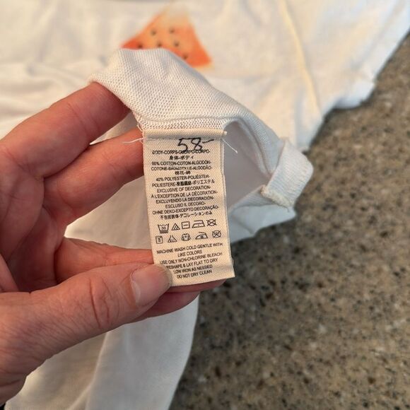 WE THE FREE Free People Fresh Watermelon Embroidered Tee - Picture 9 of 11